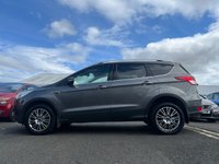 USED 2013 07 FORD KUGA 2.0 TITANIUM TDCI 5d 160 BHP PRIVCAY GLASS +   HALF LEATHER TRIM  +   REAR PARKING SENSORS +   INTELLIGENT AWD +   BLUETOOTH +   DAB RADIO +   DUAL ZONE CLIMATE CONTROL +   KEYLESS START +   17 INCH ALLOY WHEEL