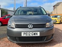 USED 2012 12 VOLKSWAGEN TOURAN 1.6 S TDI 5d 106 BHP 7 SEATS +   CLIMATE CONTROL +   15 INCH ALLOY WHEELS + AUX + USB +