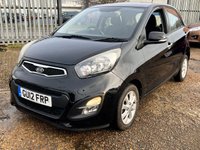 USED 2012 12 KIA PICANTO 1.2 2 ECODYNAMICS 5d 84 BHP &pound;0 Road Tax + 65 MPG & Service History
