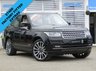 USED 2014 63 LAND ROVER RANGE ROVER VOGUE V8 AUTO RANGE ROVER AUTOBIOGRAPHY 4.4 SDV8 AUTO Finished in SANTORINI BLACK METALLIC with Heated Leather Trim. This is the ultimate Luxury SUV. It is a pristine example and unique in its looks. Definately a head turner. Features include Full Panoramic Sunroof, Electric Deployable Side Steps, Deployable Tow Bar, Heated Steering Wheel,  22" Alloys, Sat Nav, Digital TV, HEATED ELECTRIC MEMORY SEATS, HEATED REAR SEATS, 2 KEYS, Auto Parking and much more. Dealer Serviced at 14114 miles, 23911 miles, 50107 miles, 63121 miles and just at 69706 miles