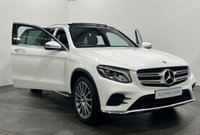 USED 2017 17 MERCEDES-BENZ GLC-CLASS 2.1 GLC 250 D 4MATIC AMG LINE PREMIUM PLUS 5d 201 BHP Striking High Gloss Polar White, Full Black Leather, Panoramic Electric Glass Slide Roof, 20" AMG Alloy Wheels