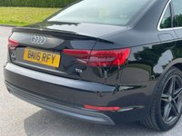 USED 2016 16 AUDI A4 2.0 TDI S LINE 4d 148 BHP GENUINE LOW MILES + 2 REMOTE KEYS