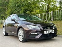 USED 2018 18 SEAT LEON 2.0 TDI FR TECHNOLOGY 5d 148 BHP 2 KEYS + FDSH + FR TEC
