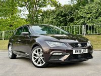 USED 2018 18 SEAT LEON 2.0 TDI FR TECHNOLOGY 5d 148 BHP 2 KEYS + FDSH + FR TEC