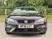 USED 2018 18 SEAT LEON 2.0 TDI FR TECHNOLOGY 5d 148 BHP 2 KEYS + FDSH + FR TEC