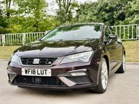 USED 2018 18 SEAT LEON 2.0 TDI FR TECHNOLOGY 5d 148 BHP 2 KEYS + FDSH + FR TEC