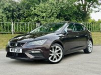 USED 2018 18 SEAT LEON 2.0 TDI FR TECHNOLOGY 5d 148 BHP 2 KEYS + FDSH + FR TEC