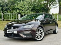 USED 2018 18 SEAT LEON 2.0 TDI FR TECHNOLOGY 5d 148 BHP 2 KEYS + FDSH + FR TEC