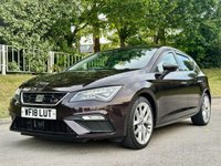 USED 2018 18 SEAT LEON 2.0 TDI FR TECHNOLOGY 5d 148 BHP 2 KEYS + FDSH + FR TEC