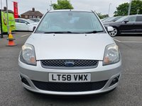 USED 2008 58 FORD FIESTA 1.2 (75 BHP) ZETEC BLUE EDITION 3DR + SPECIAL EDITION + REVERSE PARKING AID + SONY RADIO-CD  16S+REVERSE PARKING AID+SONY RADIO-CD-AUX