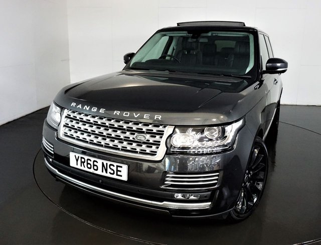 2016 66 Land Rover Range Rover 4.4 SDV8 AUTOBIOGRAPHY 5d AUTO-CARPATHIAN GREY WITH BLACK LEATHER AND 21