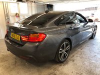 USED 2016 16 BMW 4 SERIES 2.0 420D XDRIVE M SPORT GRAN COUPE 4d 188 BHP+M SPORT PLUS PACK 2 KEYS+HISTORY+1 FORMER KEEPER+PRO NAVIGATION+CRUISE WITH LIMITER+LEATHER HEATED SEATS+PARKING SENSORS+H/KARDON SPEAKERS+HEATED STEERING WHEEL+AIR CON+POWER BOOT+PRIVACY GLASS+ALLOYS+AUTO LIGHTS+AUTO WIPERS+BLUETOOTH+DAB+MEDIA+USB+AUX