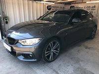 USED 2016 16 BMW 4 SERIES 2.0 420D XDRIVE M SPORT GRAN COUPE 4d 188 BHP+M SPORT PLUS PACK 2 KEYS+HISTORY+1 FORMER KEEPER+PRO NAVIGATION+CRUISE WITH LIMITER+LEATHER HEATED SEATS+PARKING SENSORS+H/KARDON SPEAKERS+HEATED STEERING WHEEL+AIR CON+POWER BOOT+PRIVACY GLASS+ALLOYS+AUTO LIGHTS+AUTO WIPERS+BLUETOOTH+DAB+MEDIA+USB+AUX