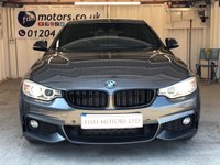 USED 2016 16 BMW 4 SERIES 2.0 420D XDRIVE M SPORT GRAN COUPE 4d 188 BHP+M SPORT PLUS PACK 2 KEYS+HISTORY+1 FORMER KEEPER+PRO NAVIGATION+CRUISE WITH LIMITER+LEATHER HEATED SEATS+PARKING SENSORS+H/KARDON SPEAKERS+HEATED STEERING WHEEL+AIR CON+POWER BOOT+PRIVACY GLASS+ALLOYS+AUTO LIGHTS+AUTO WIPERS+BLUETOOTH+DAB+MEDIA+USB+AUX