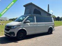 USED 2021 21 VOLKSWAGEN TRANSPORTER VOLKSWAGEN TRANSPORTER T6-1 LUXURY 150 BHP LONG WHEEL BASE  4 BERTH CAMPERVAN  4 BERTH 150 LONG WHEEL BASE