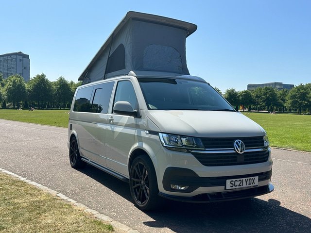 2021 21 Volkswagen Transporter VOLKSWAGEN TRANSPORTER T6-1 LUXURY 150 BHP LONG WHEEL BASE  4 BERTH CAMPERVAN 