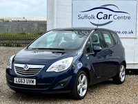 USED 2013 63 VAUXHALL MERIVA 1.4 TECH LINE 5d 99 BHP www.suffolkcarcentre.co.uk - Located at Lowestoft