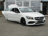 USED 2018 68 MERCEDES-BENZ CLA 1.6 CLA 180 AMG LINE EDITION 4d 121 BHP Finished in POLAR WHITE with contrasting GREY Part Leather Sports interior. This four door coupe is like a stylish mini CLS. It has a big boot and high tech safety features. This 1 owner car is not to be missed. Features include Sat Nav, Rear View Camera, B/TOOTH, 18" Alloys, Cruise, Part Leather sports seats and much more. Dealer serviced at 11627 miles, 27763 miles, 44630 miles, 61290 miles and on arrival at 73732 miles.
