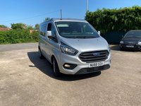 USED 2018 68 FORD TRANSIT CUSTOM 2.0 300 LIMITED DCIV CAMPERVAN - 1 Owner From New, Full Dealer History, 91,000 Miles, Owner Commissioned Conversion, Very Good Condition, 5 Seats, Side Awning, Night Heater, Hook up Electrics, Bluetooth, Air Con, Heated Front Seats, Parking Sensors
