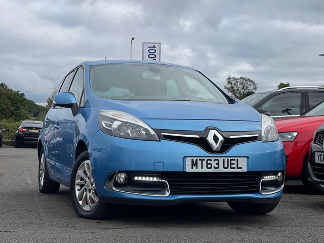 2013 63 RENAULT SCENIC 1.5 DYNAMIQUE TOMTOM DCI EDC 5d 110 BHP HALF LEATHER TRIM +   SAT NAV  +   CRUISE CONTROL +   KEYLESS START +   BLUETOOTH PHONE +   DUEL ZONE CLIMATE CONTROL +   16 INCH ALLOYS +