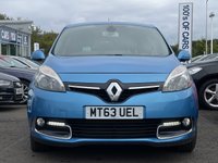 USED 2013 63 RENAULT SCENIC 1.5 DYNAMIQUE TOMTOM DCI EDC 5d 110 BHP HALF LEATHER TRIM +   SAT NAV  +   CRUISE CONTROL +   KEYLESS START +   BLUETOOTH PHONE +   DUEL ZONE CLIMATE CONTROL +   16 INCH ALLOYS +