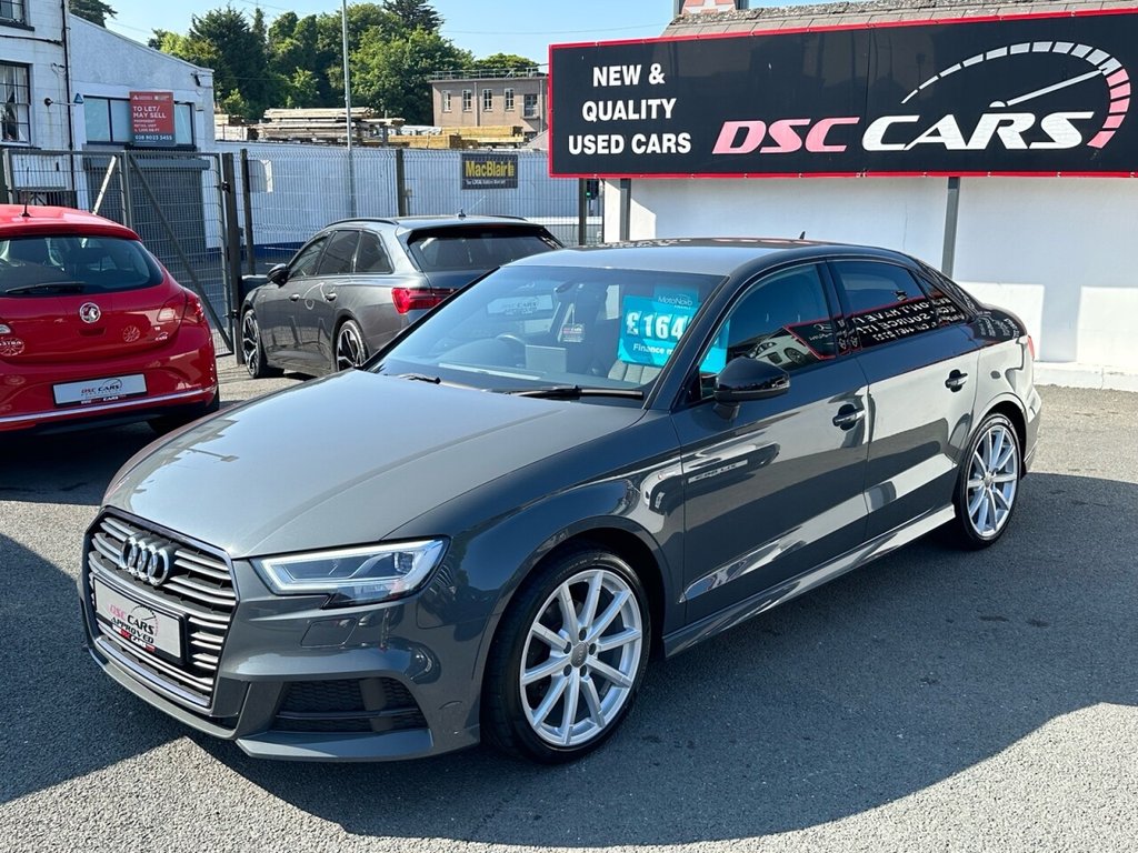 USED 2018 67 AUDI A3 1.5 TFSI BLACK EDITION 4d 148 BHP LOW INSURANCE