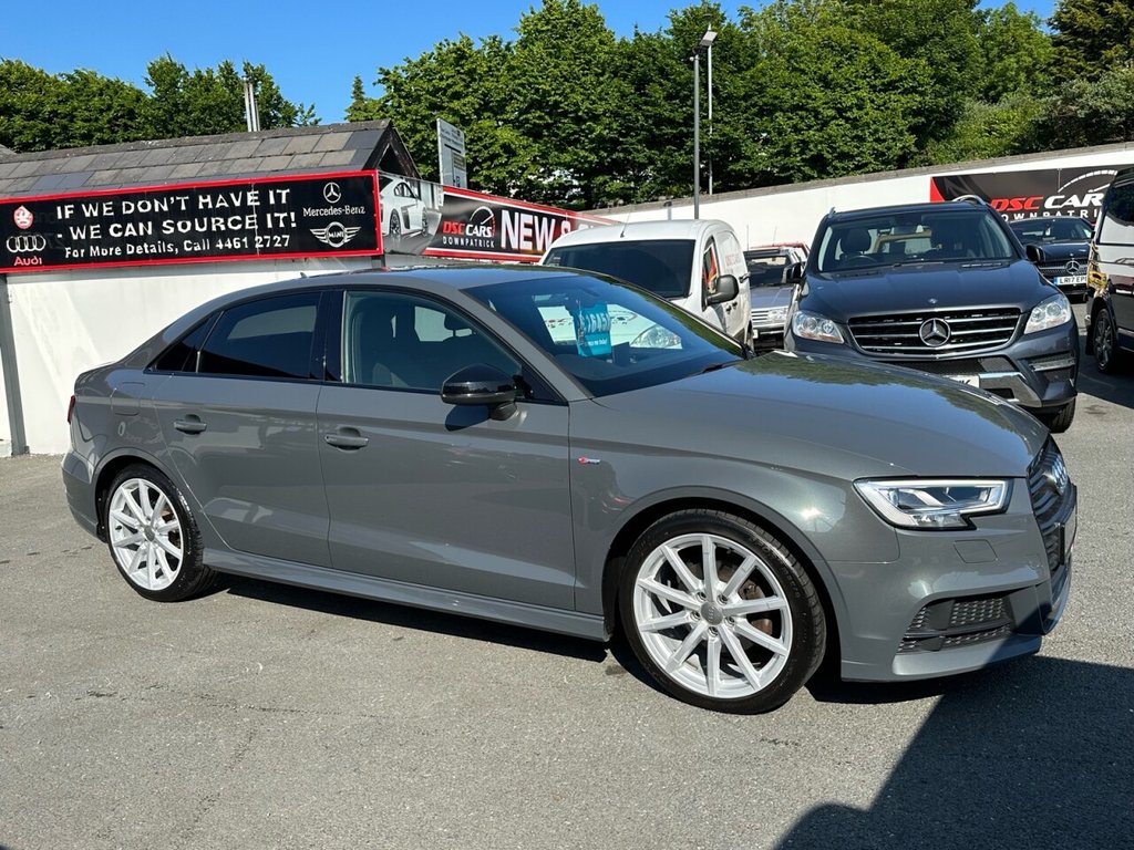 USED 2018 67 AUDI A3 1.5 TFSI BLACK EDITION 4d 148 BHP LOW INSURANCE