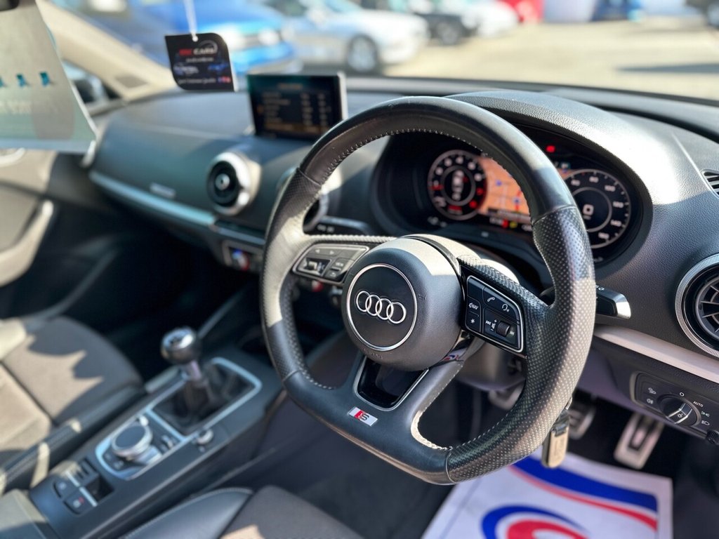 USED 2018 67 AUDI A3 1.5 TFSI BLACK EDITION 4d 148 BHP LOW INSURANCE