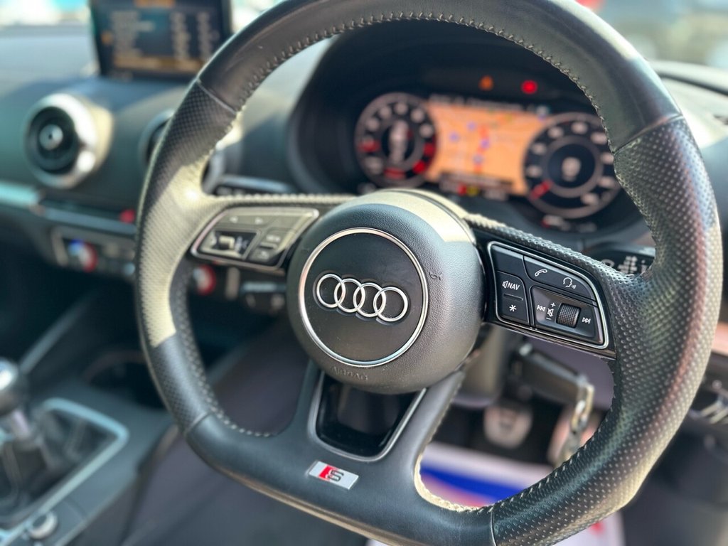 USED 2018 67 AUDI A3 1.5 TFSI BLACK EDITION 4d 148 BHP LOW INSURANCE