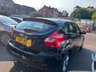 USED 2012 12 FORD FOCUS 1.6 ZETEC 5d 124 BHP 1 FORMER KEEPER, COMPREHENSIVE SERVICE HISTORY INCLUDING 11 STAMPS!!, LONG MOT UNTIL FEB 2024.FINISHED IN METALLIC PANTHER BLACK COLOUR.  THIS BEING THE ZETEC MODEL COMES WITH GREAT SPEC INCLUDING ISOFIX, FRONT FOG LIGHTS, REAR PARKING SENSORS, BLUETOOTH, HEATED WINDSCREEN, ELECTRIC WINDOWS AND MIRRORS, ALLOY WHEELS, MULTI FUNCTION STEERING WHEEL, REMOTE CENTRAL LOCKING AND AIR CON. + 3 MONTHS WARRANTY AND 12 MONTHS AA BREAKDOWN COVER