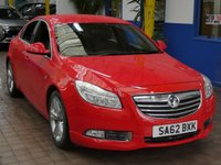 USED 2012 62 VAUXHALL INSIGNIA 2.0 SRI VX-LINE RED CDTI 5d 157 BHP BLUETOOTH PARKING SENSORS SERVICE HISTORY