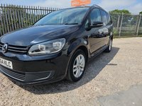 USED 2014 64 VOLKSWAGEN TOURAN 1.6 SE TDI BLUEMOTION TECHNOLOGY 5d 103 BHP 7 Seater.