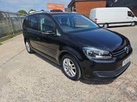 USED 2014 64 VOLKSWAGEN TOURAN 1.6 SE TDI BLUEMOTION TECHNOLOGY 5d 103 BHP 7 Seater.