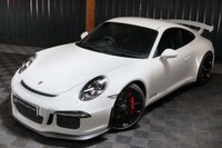 USED 2014 64 PORSCHE 911 3.8 GT3 PDK 2d 475 BHP FULL HISTORY, MAJOR SERVICE AT PORSCHE JUNE 2023, FULL PAINT PROTECTION FILM, AXLE LIFT, SPORTS EXHAUST, LEATHER DASH, ACTIVE SUSPENSION AND PORSCHE WARRANTY.