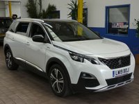USED 2019 19 PEUGEOT 5008 1.5 BLUEHDI S/S GT LINE 5d 129 BHP 7 SEATS SAT NAV CAMERA CRUISE 1 OWNER 6 MONTHS GOLD WARRANTY