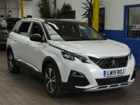 USED 2019 19 PEUGEOT 5008 1.5 BLUEHDI S/S GT LINE 5d 129 BHP 7 SEATS SAT NAV CAMERA CRUISE 1 OWNER 6 MONTHS GOLD WARRANTY