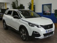 USED 2019 19 PEUGEOT 5008 1.5 BLUEHDI S/S GT LINE 5d 129 BHP 7 SEATS SAT NAV CAMERA CRUISE 1 OWNER 6 MONTHS GOLD WARRANTY