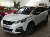 USED 2019 19 PEUGEOT 5008 1.5 BLUEHDI S/S GT LINE 5d 129 BHP 7 SEATS SAT NAV CAMERA CRUISE 1 OWNER 6 MONTHS GOLD WARRANTY