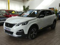USED 2019 19 PEUGEOT 5008 1.5 BLUEHDI S/S GT LINE 5d 129 BHP 7 SEATS SAT NAV CAMERA CRUISE 1 OWNER 6 MONTHS GOLD WARRANTY