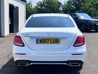 USED 2017 17 MERCEDES-BENZ E-CLASS 2.0 E 220 D AMG LINE 4d 192 BHP Striking White*Stylish*Luxury