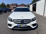USED 2017 17 MERCEDES-BENZ E-CLASS 2.0 E 220 D AMG LINE 4d 192 BHP Striking White*Stylish*Luxury