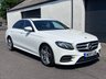 USED 2017 17 MERCEDES-BENZ E-CLASS 2.0 E 220 D AMG LINE 4d 192 BHP Striking White*Stylish*Luxury