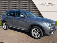USED 2015 15 BMW X3 3.0 XDRIVE30D XLINE 5d 255 BHP 2 OWNERS - LAST SINCE 2018 - PANORAMIC SUNROOF - NAVIGATION - XENON LIGHTS - DAB RADIO - LEATHER HEATED SEATS - POWER FOLDING MIRRORS - TOWBAR