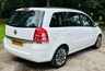USED 2013 13 VAUXHALL ZAFIRA 1.6 EXCLUSIV 5d 113 BHP AIR CONDITIONING