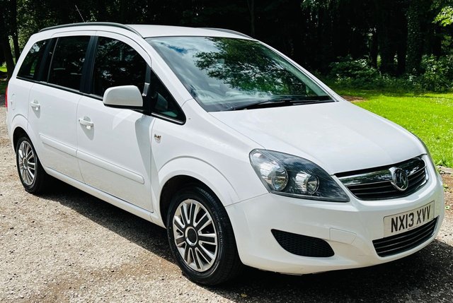 2013 13 Vauxhall Zafira 1.6 EXCLUSIV 5d 113 BHP