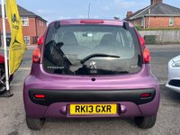 USED 2013 13 PEUGEOT 107 1.0 ACTIVE 5d 68 BHP 1 OWNER FROM NEW!!, SUPER ULTRA LOW MILES OF JUST 28K!!, &pound;0 TAX, TIMING CHAIN RUN ENGINE!, AIR CON, FRONT FOG LIGHTS, ELECTRIC WINDOWS, CD/RADIO/AUX AND CENTRAL LOCKING.WONT BE AROUND FOR LONG!