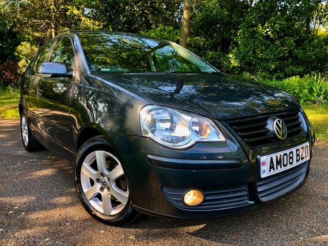 2008 08 Volkswagen Polo 1.2 MATCH 5d 59 BHP 1 LADY OWNER SINCE DEC 2008//X4 AIRBAGS//AIRCON//ALLOYS//LEATHER BOUND STEERING WHEEL AND HAND BRAKE//60/40 SPLIT REAR SEAT//X7 SERVICE HISTORY STAMPS