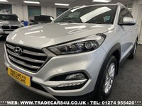 USED 2017 17 HYUNDAI TUCSON 1.7 CRDI SE NAV B-DR DIESEL AUTO EURO 6  UK DELIVERY FLAT FEE &pound;175 (SUBJECT TO DEAL)*OVER 100 IMAGES ON OUR WEBSITE*BESPOKE FINANCE ARRANGED*PART EXCHANGE WELCOME*ALL VEHICLES HPI CLEAR