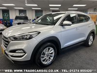 USED 2017 17 HYUNDAI TUCSON 1.7 CRDI SE NAV B-DR DIESEL AUTO EURO 6  UK DELIVERY FLAT FEE &pound;175 (SUBJECT TO DEAL)*OVER 100 IMAGES ON OUR WEBSITE*BESPOKE FINANCE ARRANGED*PART EXCHANGE WELCOME*ALL VEHICLES HPI CLEAR