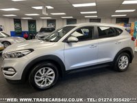 USED 2017 17 HYUNDAI TUCSON 1.7 CRDI SE NAV B-DR DIESEL AUTO EURO 6  UK DELIVERY FLAT FEE &pound;175 (SUBJECT TO DEAL)*OVER 100 IMAGES ON OUR WEBSITE*BESPOKE FINANCE ARRANGED*PART EXCHANGE WELCOME*ALL VEHICLES HPI CLEAR